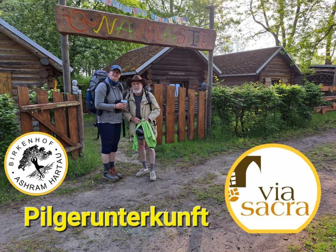 Ferienwohnung Birkenhof Ashram Shanti Zimmer Zittau Exterior foto